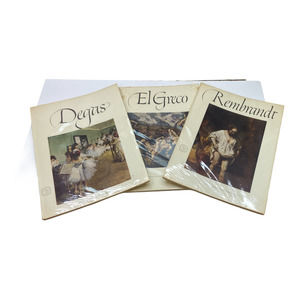 Vintage 1953 Abrams Art Treasures Of the world Books